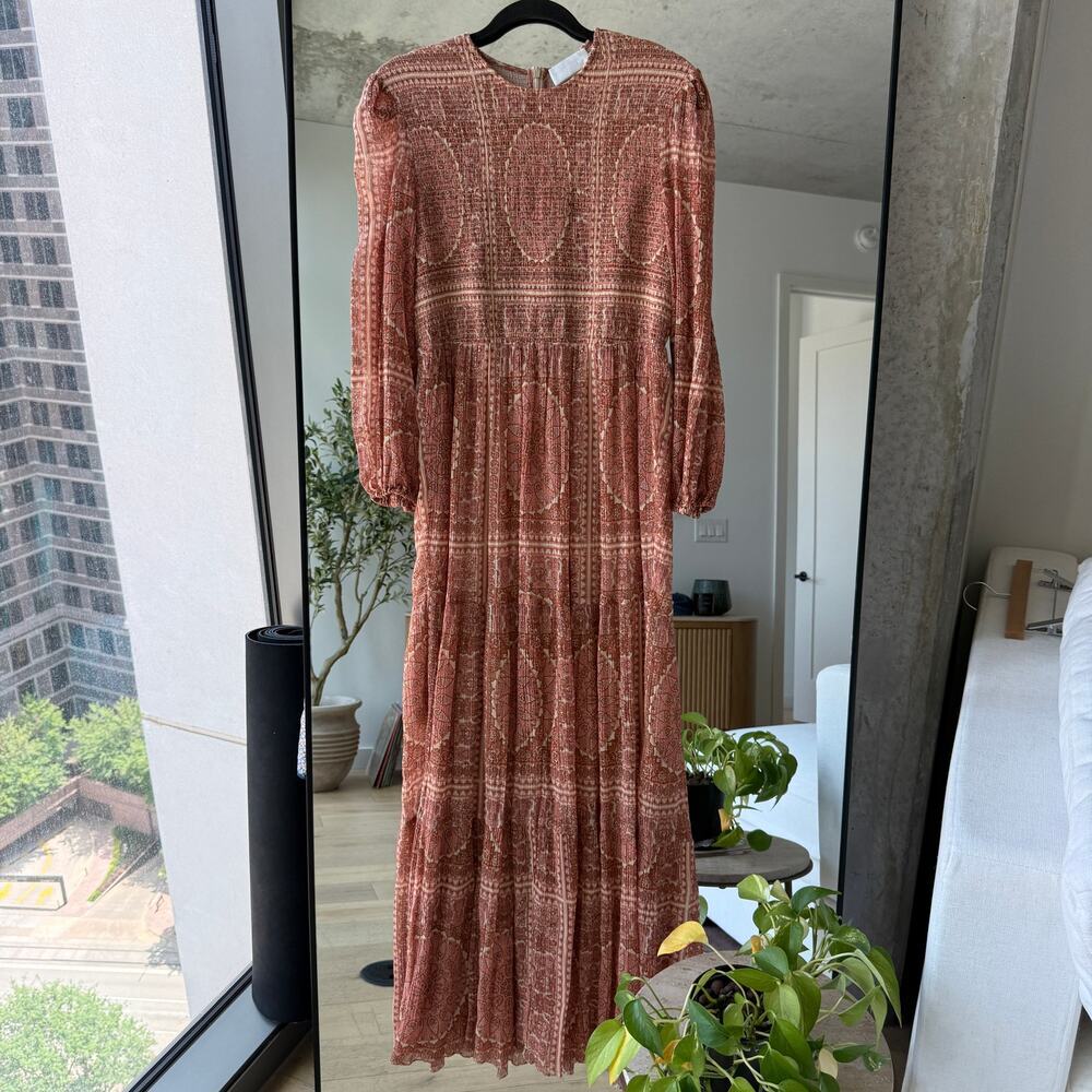 Zimmermann Primrose Paisley Crinkle Maxi Dress - Picture 2 of 4